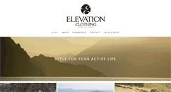 Desktop Screenshot of elevationclothingvt.com